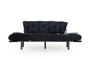 Atelier Del Sofa Nitta Triple - Sofá cama de 3 plazas Negro